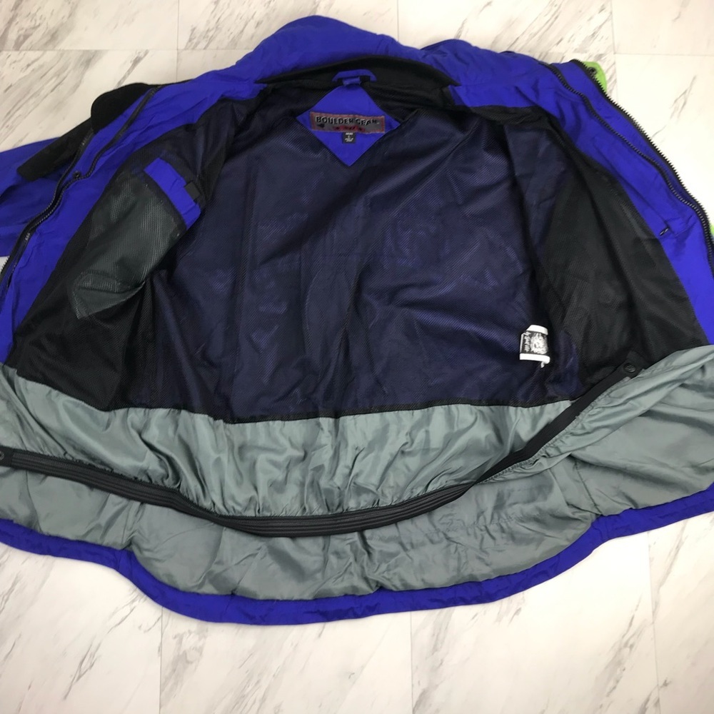 Boulder Gear Vintage Bright Ski Winter Jacket L X - Picture 5 of 8